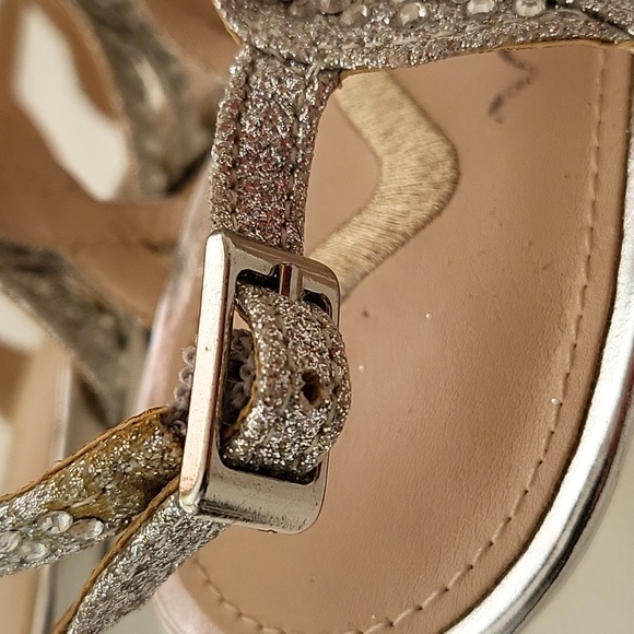 Nina silver dress sandals - Picture 6 of 11